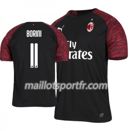 Maillot de Foot AC Milan Fabio Borini 11 Troisième 2018/19